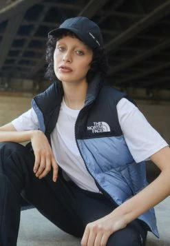 The North Face RETRO NUPTSE VEST - Waistcoat - Folk Blue